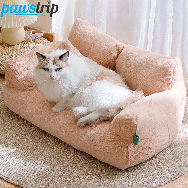 Luxury Warm Plush Pet Sofa Bed