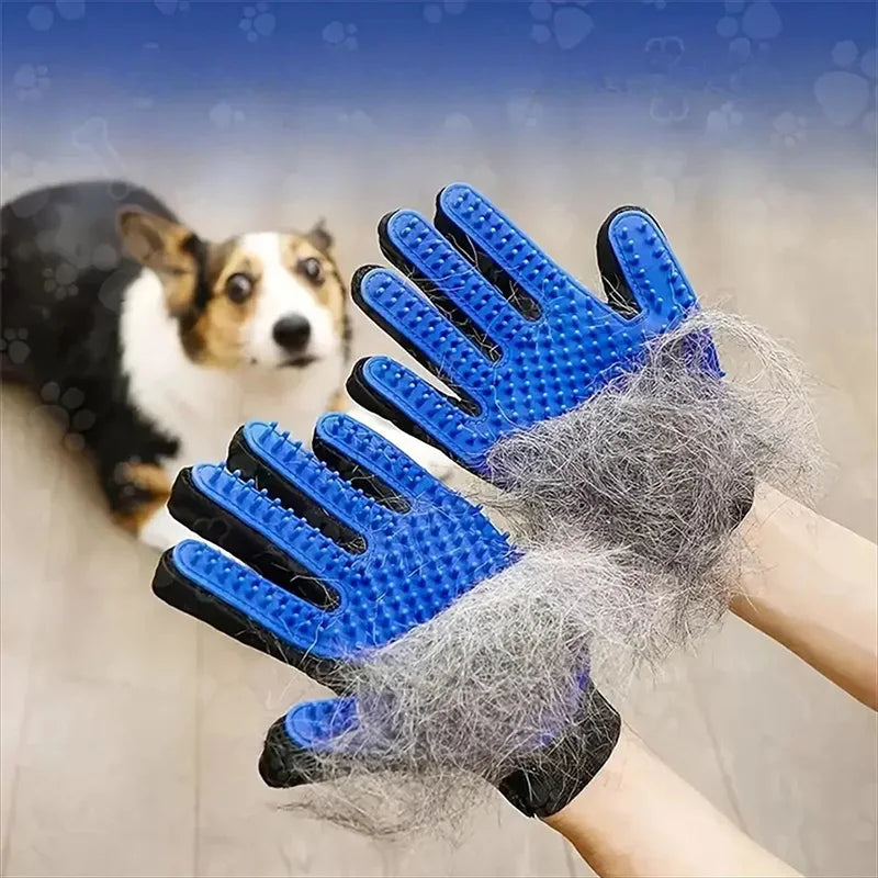 Pet Hair Remover Glove for Dogs and Cats