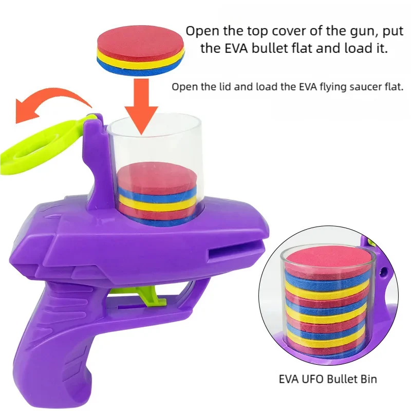 Flying Disc Launcher Toy for Dogs & Cats