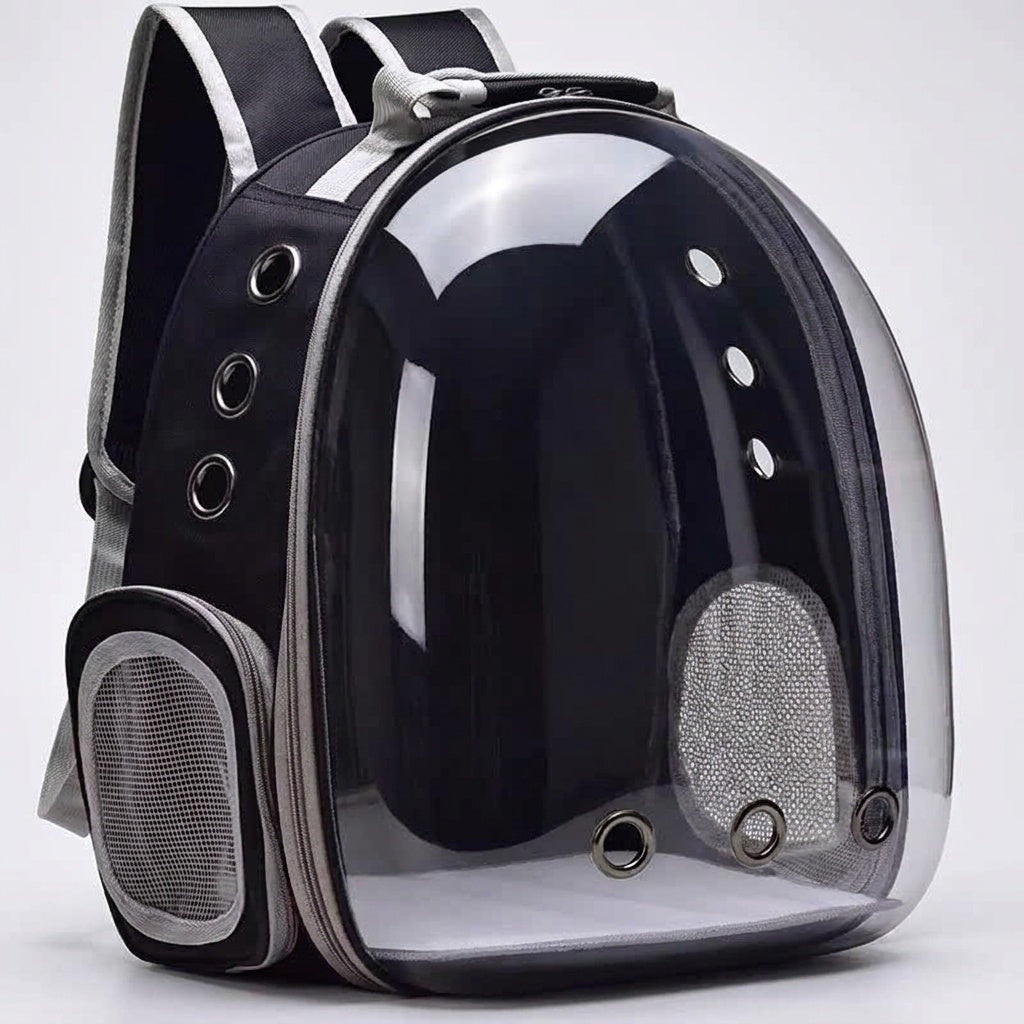 Bubble Window Cat Carrier Backpack on a white background